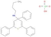 4H-Thiopyran-4-amine, N-butyl-2,4,6-triphenyl-, perchlorate