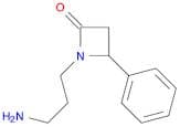 2-Azetidinone, 1-(3-aminopropyl)-4-phenyl-