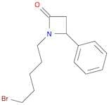 2-Azetidinone, 1-(5-bromopentyl)-4-phenyl-