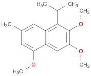 Naphthalene, 2,3,5-trimethoxy-7-methyl-1-(1-methylethyl)-