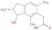1H-Indene-5-acetic acid, 2,3-dihydro-3-hydroxy-2,4,6-trimethyl-, cis-