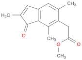 1H-Indene-6-acetic acid, 2,5,7-trimethyl-1-oxo-, methyl ester