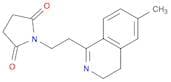 2,5-Pyrrolidinedione, 1-[2-(3,4-dihydro-6-methyl-1-isoquinolinyl)ethyl]-