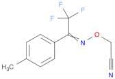 Acetonitrile, [[[2,2,2-trifluoro-1-(4-methylphenyl)ethylidene]amino]oxy]-