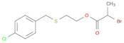 Propanoic acid, 2-bromo-, 2-[[(4-chlorophenyl)methyl]thio]ethyl ester