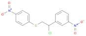 Benzene, 1-[1-chloro-2-[(4-nitrophenyl)thio]ethyl]-3-nitro-