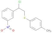 Benzene, 1-[1-chloro-2-[(4-methylphenyl)thio]ethyl]-3-nitro-
