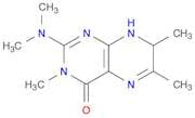 4(3H)-Pteridinone, 2-(dimethylamino)-7,8-dihydro-3,6,7-trimethyl-