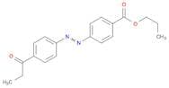 Benzoic acid, 4-[[4-(1-oxopropyl)phenyl]azo]-, propyl ester