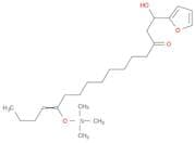 12-Hexadecen-3-one, 1-(2-furanyl)-1-hydroxy-12-[(trimethylsilyl)oxy]-