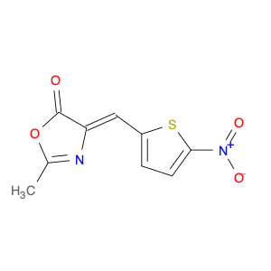 5(4H)-Oxazolone, 2-methyl-4-[(5-nitro-2-thienyl)methylene]-, (Z)-