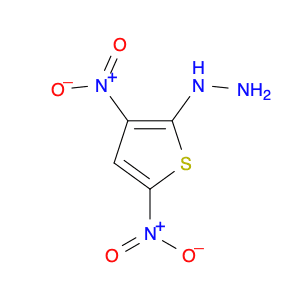 Hydrazine, (3,5-dinitro-2-thienyl)-