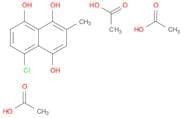 1,4,5-Naphthalenetriol, 8-chloro-3-methyl-, triacetate