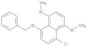 Naphthalene, 1-chloro-5,8-dimethoxy-4-(phenylmethoxy)-