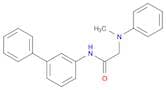 Acetamide, N-[1,1'-biphenyl]-3-yl-2-(methylphenylamino)-