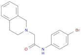 2(1H)-Isoquinolineacetamide, N-(4-bromophenyl)-3,4-dihydro-