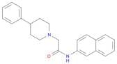1-Piperidineacetamide, N-2-naphthalenyl-4-phenyl-