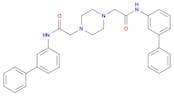 1,4-Piperazinediacetamide, N,N'-bis([1,1'-biphenyl]-3-yl)-