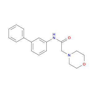 4-Morpholineacetamide, N-[1,1'-biphenyl]-3-yl-