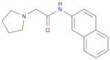 1-Pyrrolidineacetamide, N-2-naphthalenyl-
