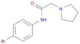 1-Pyrrolidineacetamide, N-(4-bromophenyl)-