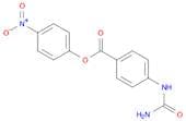 Benzoic acid, 4-[(aminocarbonyl)amino]-, 4-nitrophenyl ester
