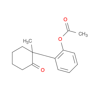 Cyclohexanone, 2-[2-(acetyloxy)phenyl]-2-methyl-