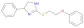 1H-Imidazole, 4,5-dihydro-2-[(2-phenoxyethyl)thio]-4-phenyl-