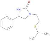 2-Imidazolidinone, 1-[2-[(1-methylethyl)thio]ethyl]-4-phenyl-