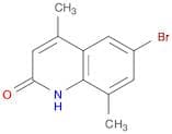 2(1H)-Quinolinone, 6-bromo-4,8-dimethyl-