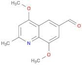 6-Quinolinecarboxaldehyde, 4,8-dimethoxy-2-methyl-