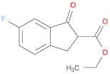 1H-Indene-2-carboxylic acid, 6-fluoro-2,3-dihydro-1-oxo-, ethyl ester