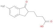 1H-Indene-2-butanoic acid, 2,3-dihydro-6-methyl-1-oxo-