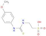 Ethanesulfonic acid, 2-[[[(4-methoxyphenyl)amino]thioxomethyl]amino]-