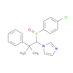 1H-Imidazole, 1-[1-[(4-chlorophenyl)sulfinyl]-2-methyl-2-phenylpropyl]-