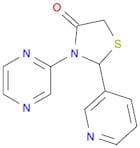 2-(Pyrazin-2-yl)-2-(pyridin-3-yl)thiazolidin-4-one