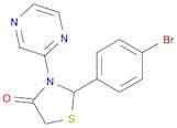 2-(3-(4-Bromophenyl)pyrazin-2-yl)thiazolidin-4-one