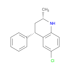 Quinoline, 6-chloro-1,2,3,4-tetrahydro-2-methyl-4-phenyl-, cis-