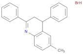Quinoline, 3,4-dihydro-6-methyl-2,4-diphenyl-, hydrobromide