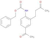 Carbamic acid, [4-acetyl-2-(3-oxobutyl)phenyl]-, phenylmethyl ester