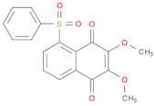 1,4-Naphthalenedione, 2,3-dimethoxy-5-(phenylsulfonyl)-