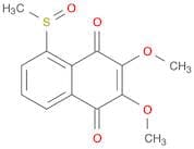 1,4-Naphthalenedione, 2,3-dimethoxy-5-(methylsulfinyl)-