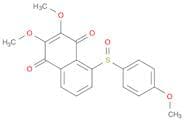 1,4-Naphthalenedione, 2,3-dimethoxy-5-[(4-methoxyphenyl)sulfinyl]-