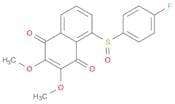 1,4-Naphthalenedione, 5-[(4-fluorophenyl)sulfinyl]-2,3-dimethoxy-