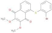 1,4-Naphthalenedione, 5-[(2-bromophenyl)thio]-2,3-dimethoxy-