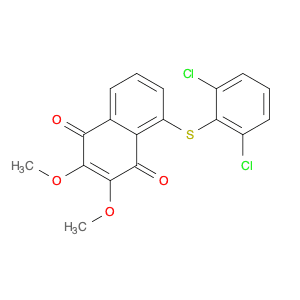 1,4-Naphthalenedione, 5-[(2,6-dichlorophenyl)thio]-2,3-dimethoxy-