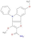 4H-Furo[3,2-b]indole-2-carboxamide, 3,7-dimethoxy-4-phenyl-
