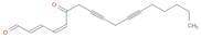 2,4-Heptadecadiene-8,11-diynal, 6-oxo-, (E,Z)-
