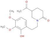 2-Piperidinone, 5-acetyl-1-[2-(2-hydroxy-3,4-dimethoxyphenyl)ethyl]-