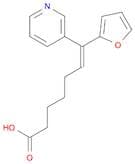 6-Heptenoic acid, 7-(2-furanyl)-7-(3-pyridinyl)-, (E)-